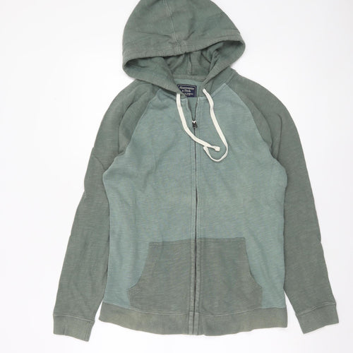 Abercrombie & Fitch Men’s Green Full Zip Hoodie XS