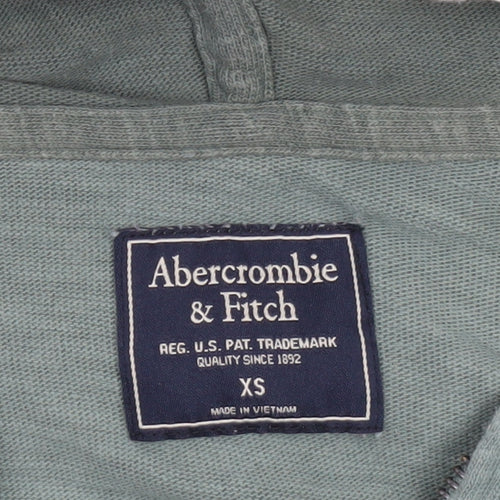 Abercrombie & Fitch Men’s Green Full Zip Hoodie XS