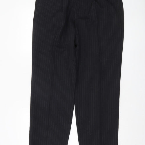 Burton Menswear Black Pinstripe Dress Pants 36 in Waist Regular Fit