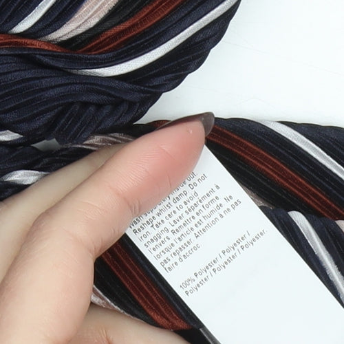 River Island Women’s Multicoloured Stripe Shift Dress Size 16