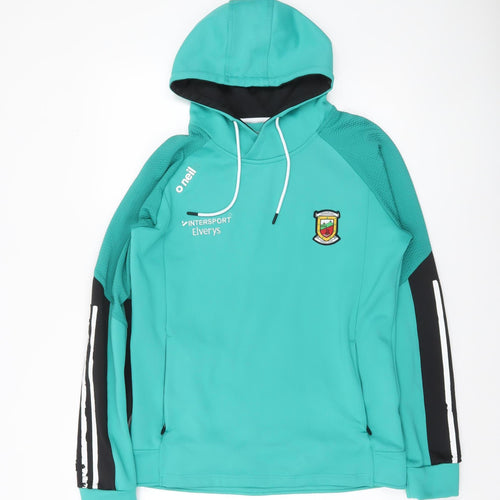 O'Neills Men's Green Pullover Sports Hoodie Size S