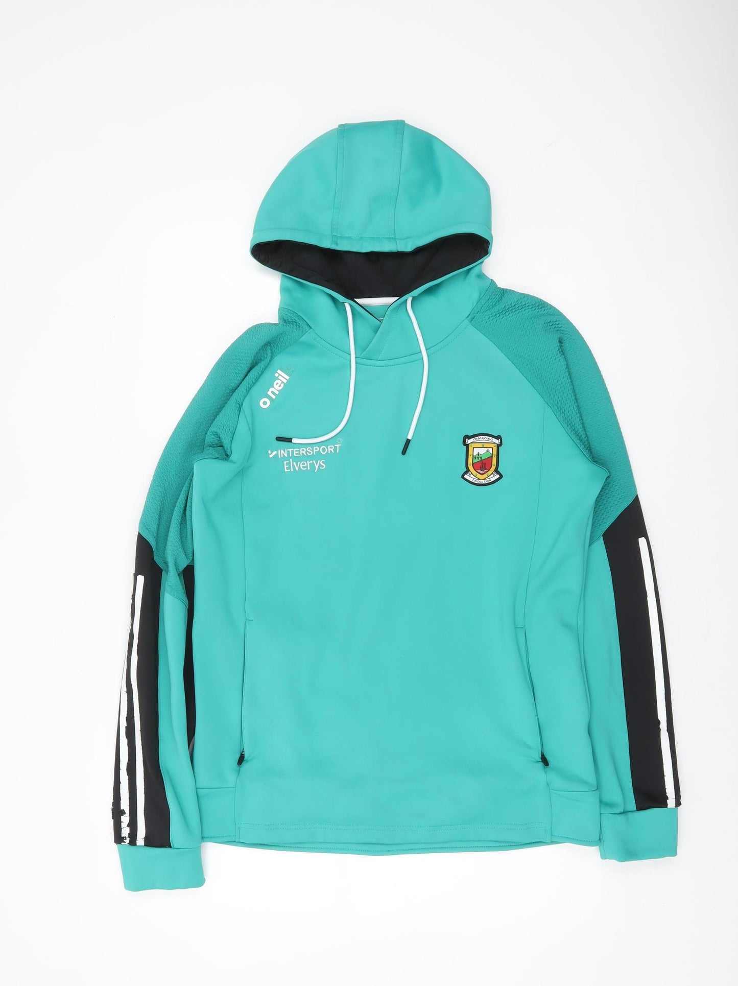 O'Neills Men's Green Pullover Sports Hoodie Size S