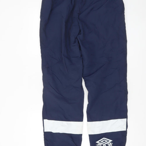Umbro Men's Blue Ireland Football Sweatpants L Lightweight Nylon