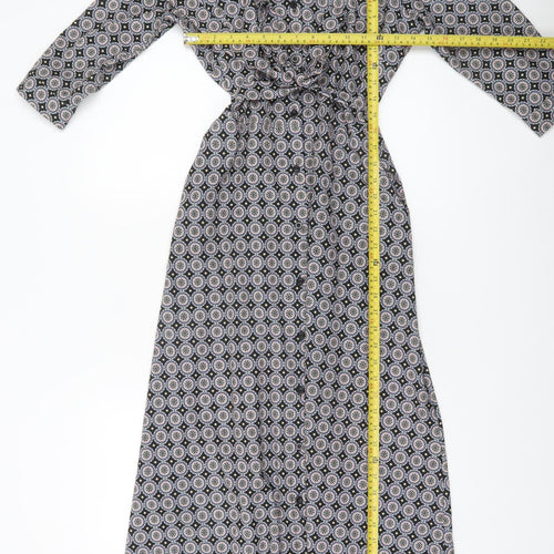 Kate & Pippa Women’s Multicoloured XS Long Geometric Shirt Dress