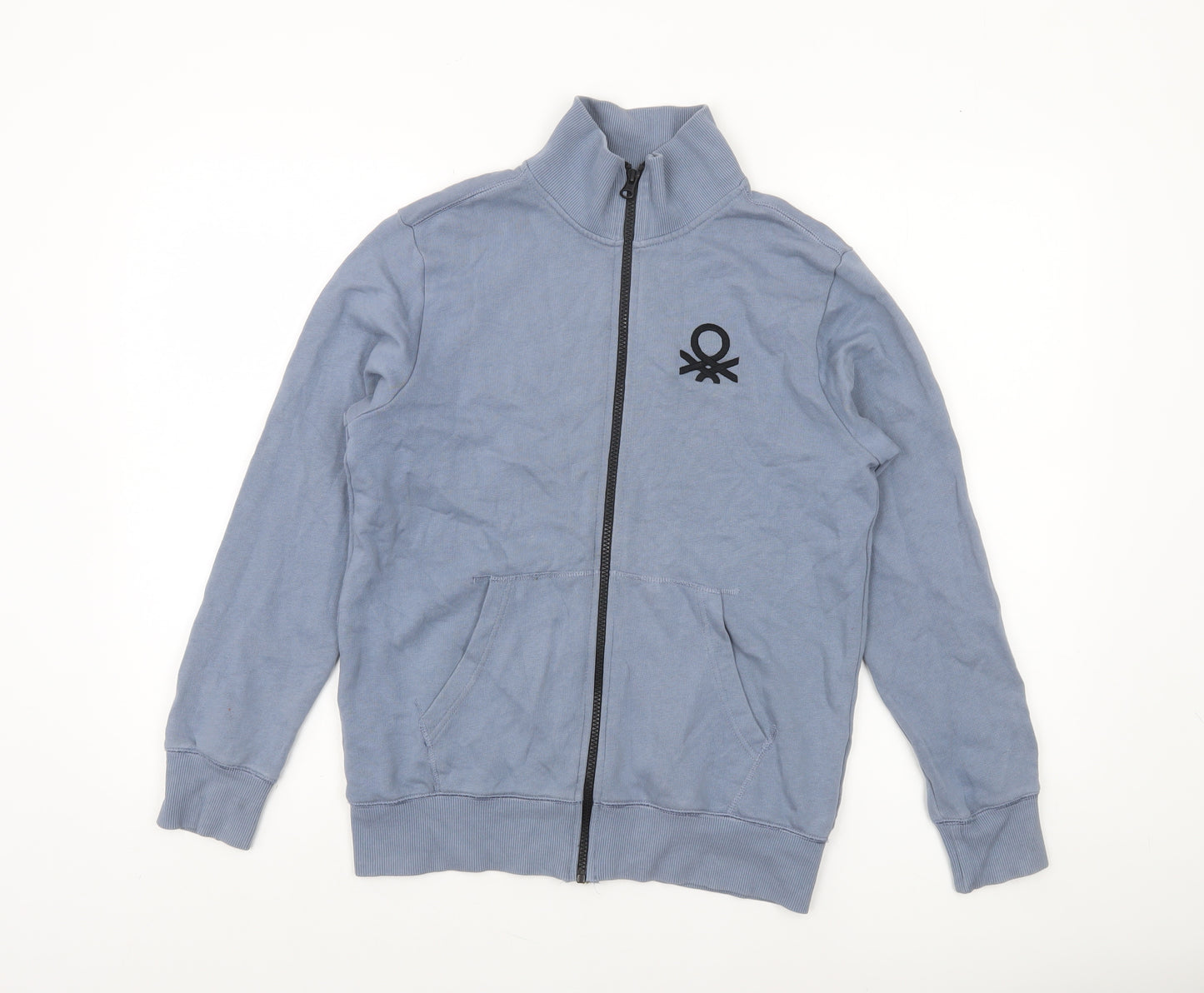 United Colors of Benetton Boys Blue Zip Track Jacket 13-14 Years