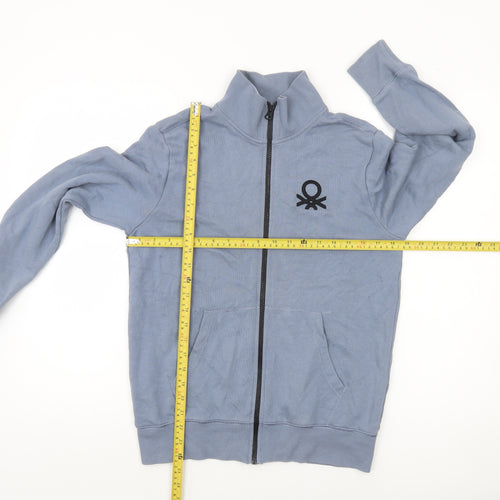 United Colors of Benetton Boys Blue Zip Track Jacket 13-14 Years