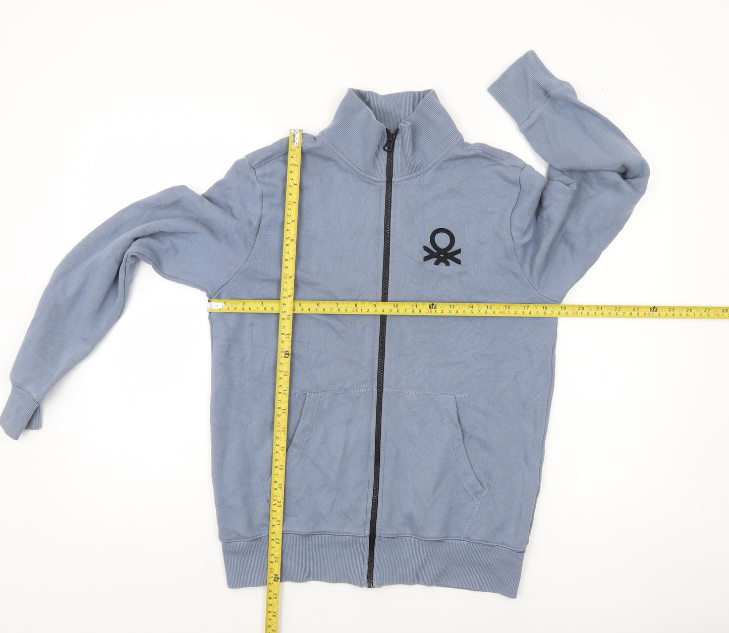 United Colors of Benetton Boys Blue Zip Track Jacket 13-14 Years