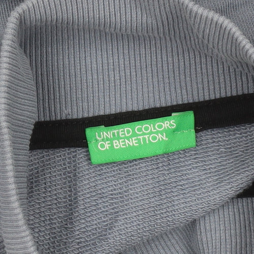 United Colors of Benetton Boys Blue Zip Track Jacket 13-14 Years