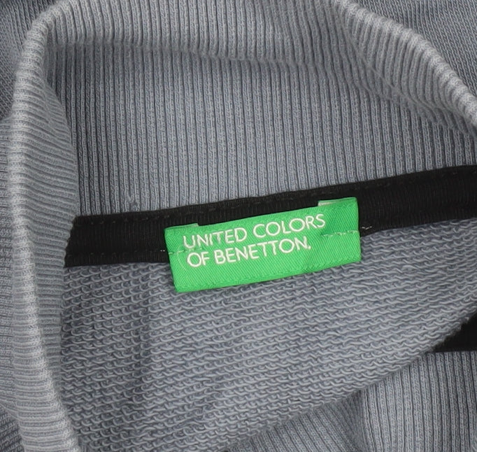 United Colors of Benetton Boys Blue Zip Track Jacket 13-14 Years