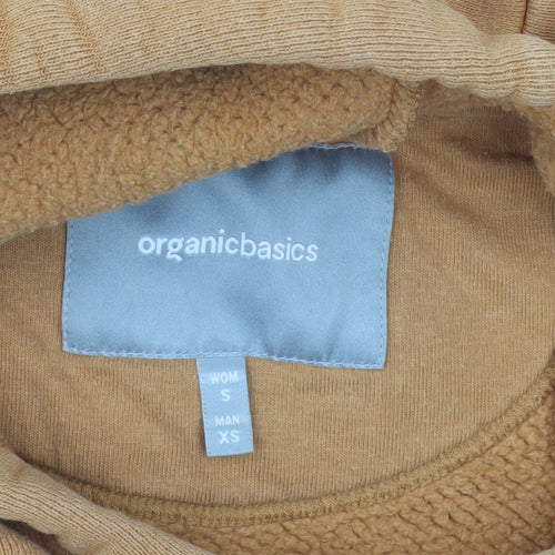 Organic Basics Women’s Brown Pullover Hoodie Size S Organic Cotton