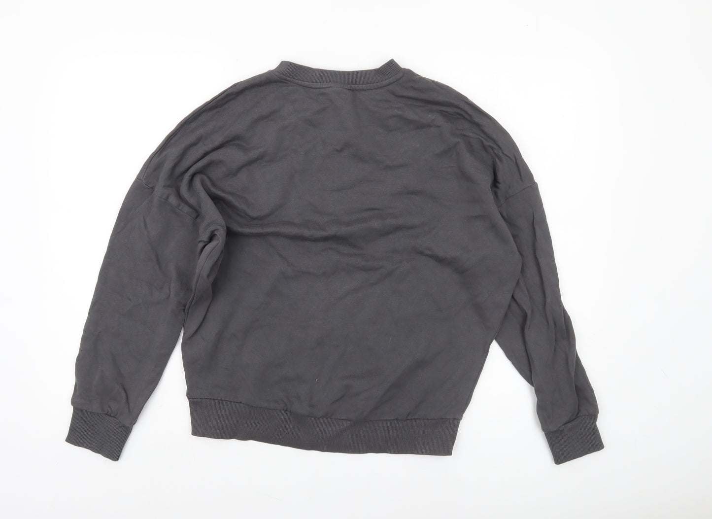 George Winnie the Pooh Women's Black Sweatshirt Size S 8-10 Cotton Pullover