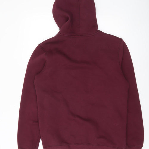 Jack & Jones Men's Red Full Zip Hoodie Size M