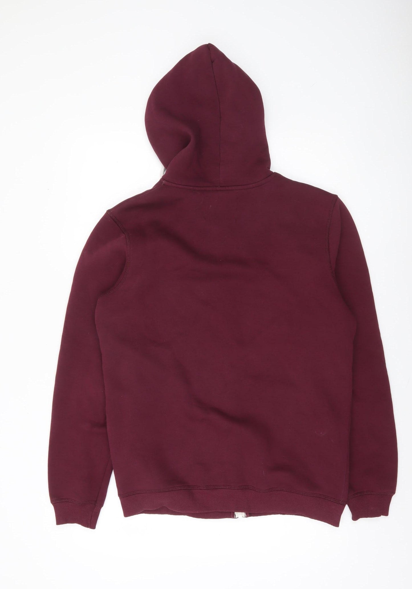 Jack & Jones Men's Red Full Zip Hoodie Size M