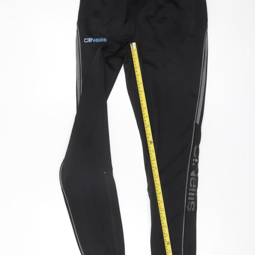 O’Neills Men’s Black Jogger Track Pants Size Small Polyester Tapered Fit