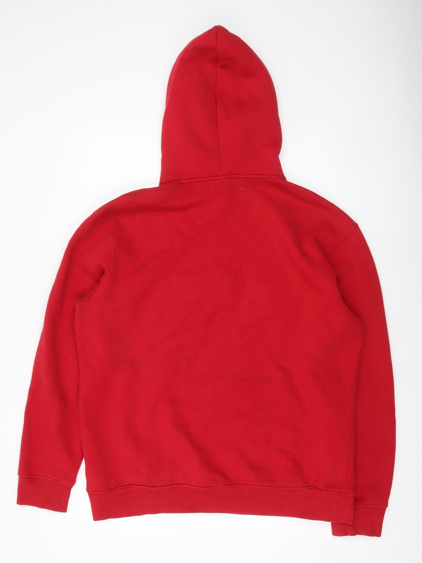 H&M L.O.G.G. Men's Red XL Pullover Hoodie with TMRRW Graphic