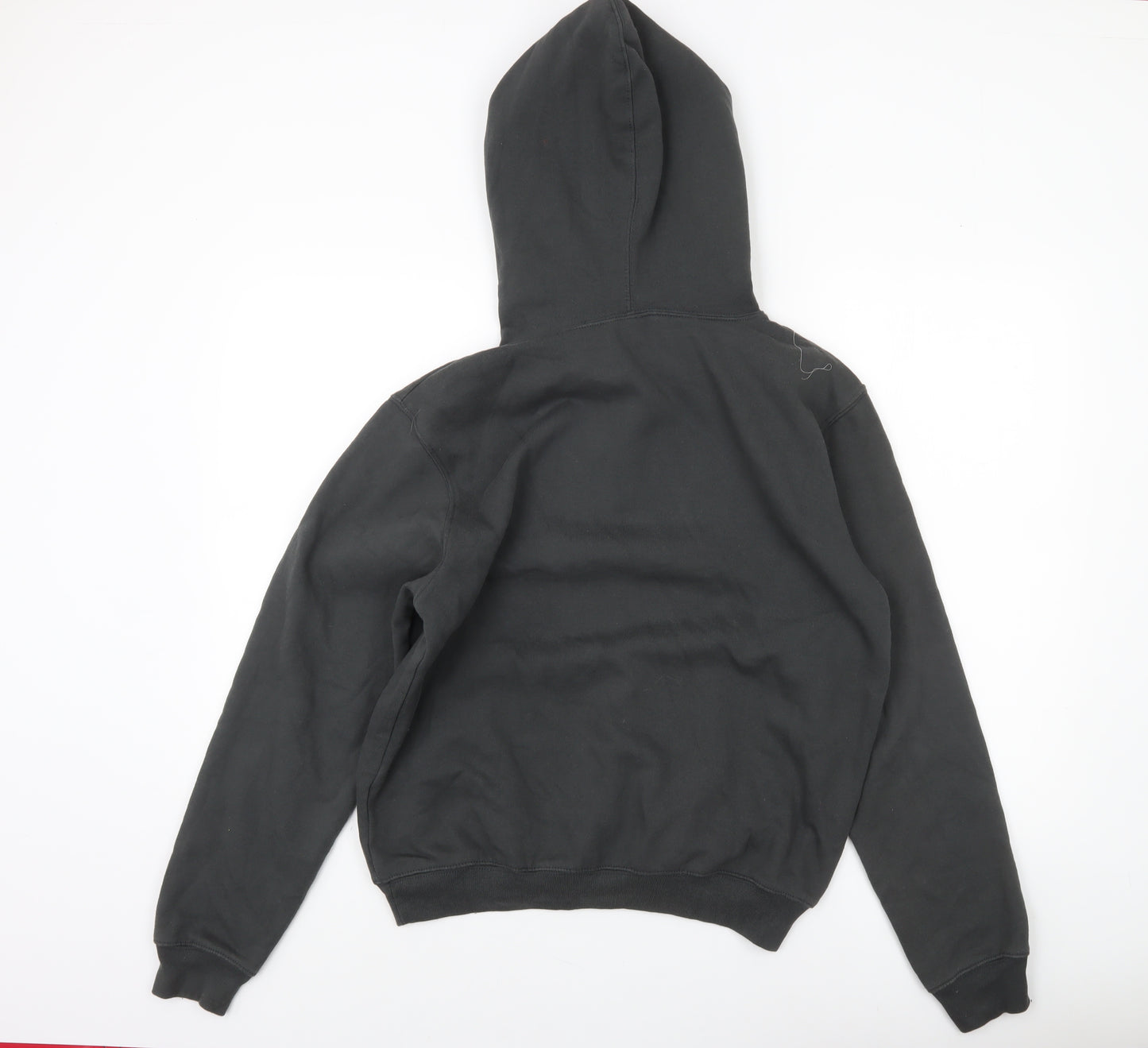 Lemon Collection Men's Black Pullover Hoodie Medium University Athens Graphic