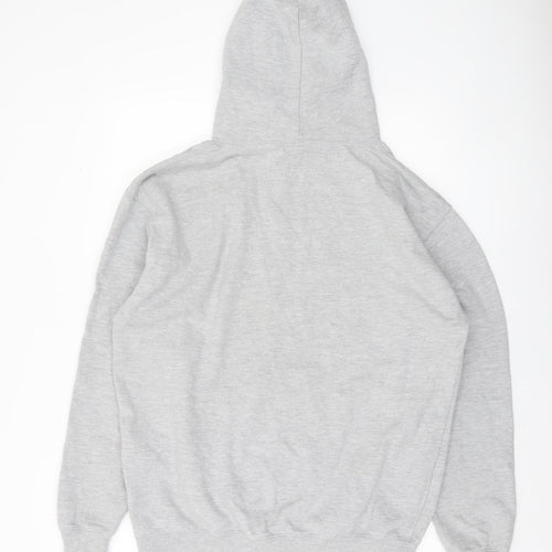 Manchester Souvenirs Men's Grey Pullover Hoodie L Graphic Print
