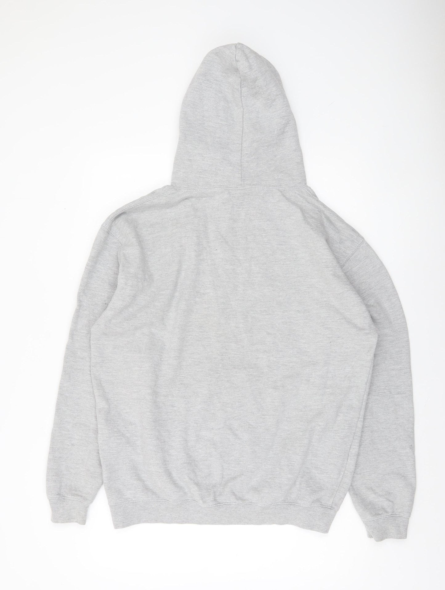 Manchester Souvenirs Men's Grey Pullover Hoodie L Graphic Print