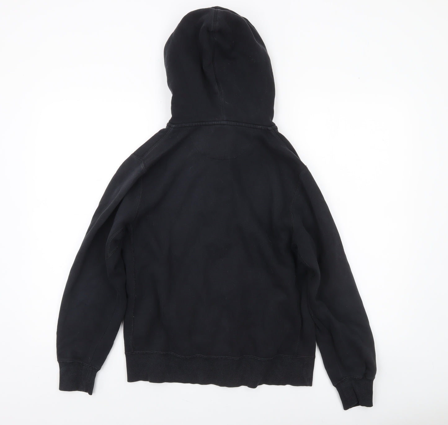 Nike Boys Black Full Zip Hoodie XL 13-15 Years Cotton Blend Hooded Sweatshirt