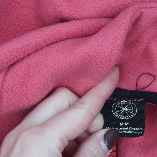 Urban Outfitters Women Pink Fleece 1/2 Zip Pullover Sweatshirt M