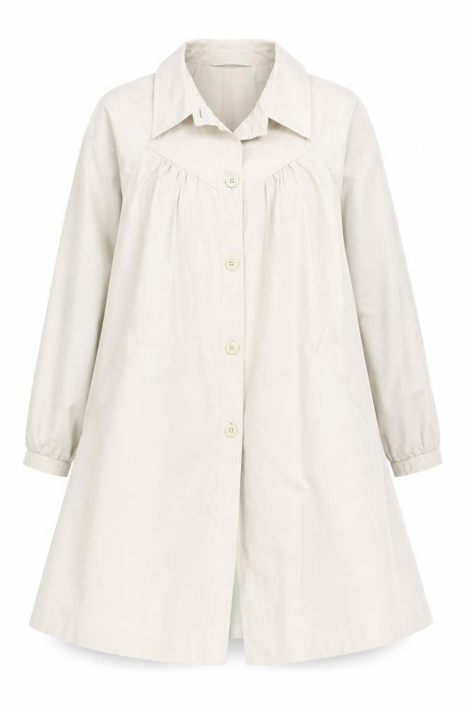 Marks and Spencer St Michael Beige Long Trench Coat Teens Age 11 Classic Style