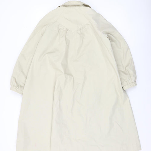 Marks and Spencer St Michael Beige Long Trench Coat Teens Age 11 Classic Style