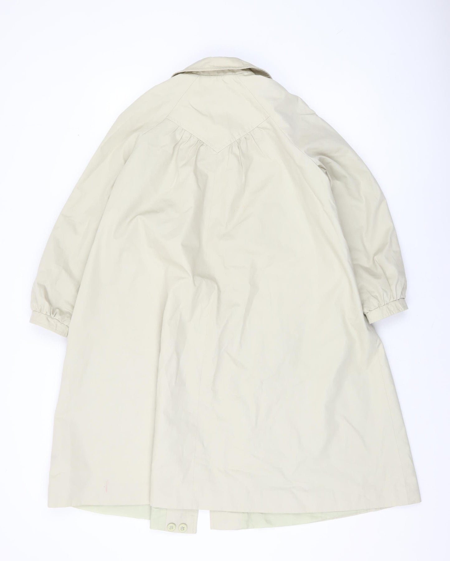 Marks and Spencer St Michael Beige Long Trench Coat Teens Age 11 Classic Style