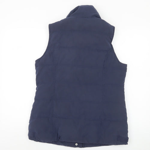 Dash Women's Blue Padded Waistcoat Size 14 Sleeveless Jacket