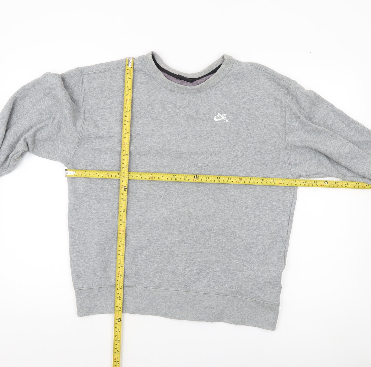 Nike SB Men's Grey Crew Neck Pullover Sweatshirt Size S