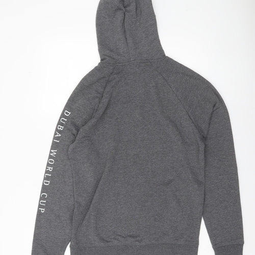 Dubai Racing Club Men's Grey Pullover Hoodie Size S Sports Style