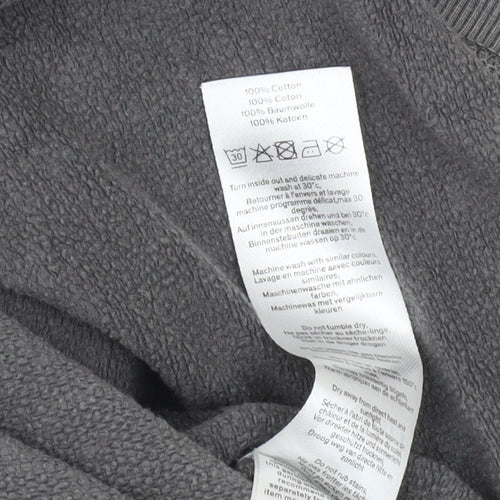 Hush Women’s Grey Eagle Graphic Cotton Pullover Sweatshirt Size S