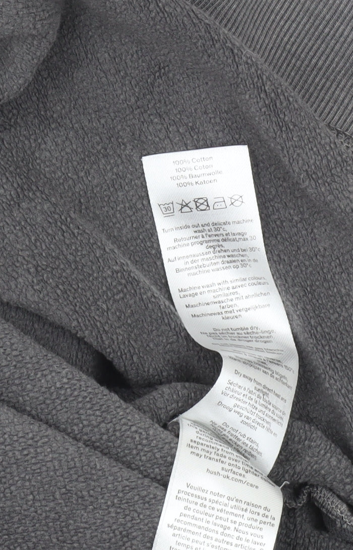 Hush Women’s Grey Eagle Graphic Cotton Pullover Sweatshirt Size S