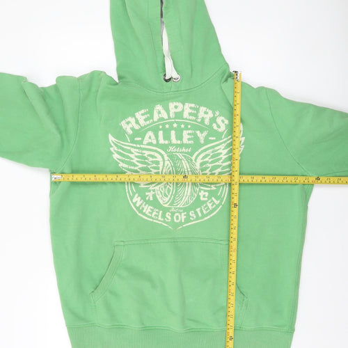 Next Men's Green XL Pullover Hoodie Reaper’s Alley Graphic Print
