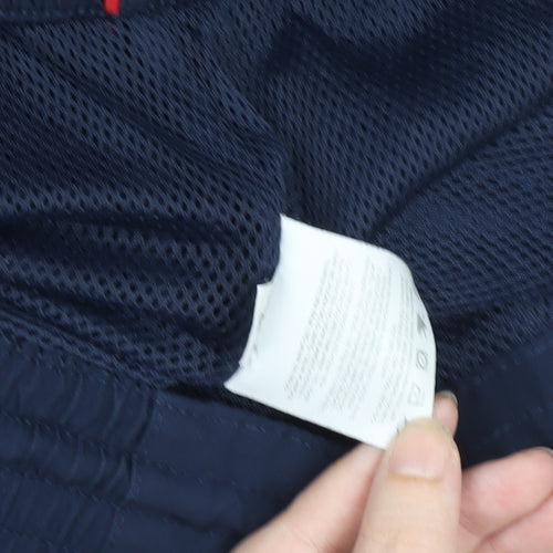 Nike Men's Blue Track Pants L 34in Elastic Waist Quick Dry Breathable