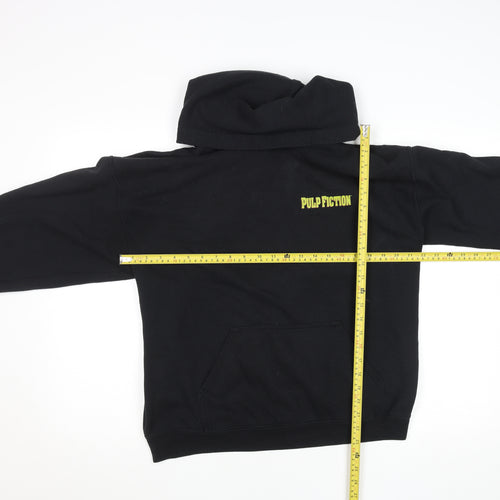 Pulp Fiction Black Hoodie Small Women Unisex Miramax Graphic Print