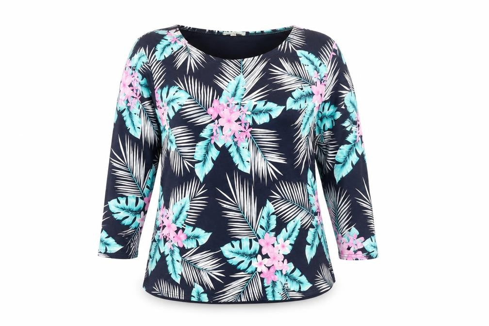 Gerard Women’s Multicoloured Floral 3/4 Sleeve Tunic Top Size 16