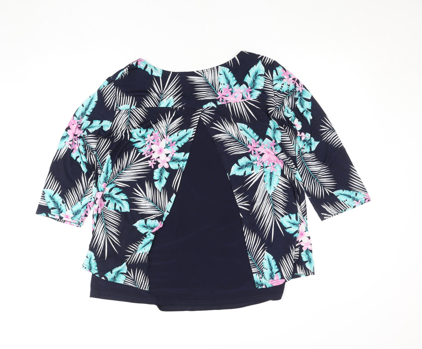 Gerard Women’s Multicoloured Floral 3/4 Sleeve Tunic Top Size 16