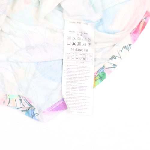 Gerry Weber Womens Multicoloured Floral Cotton T-Shirt Size 12