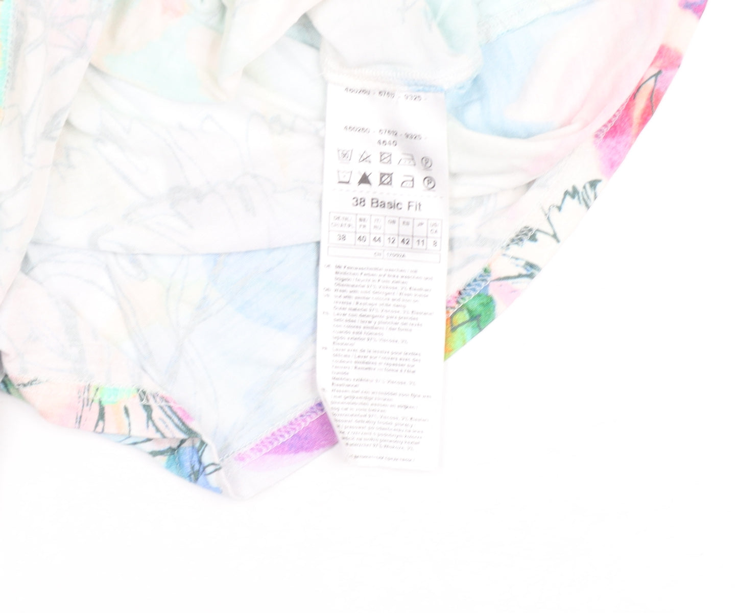 Gerry Weber Womens Multicoloured Floral Cotton T-Shirt Size 12