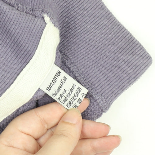 Superdry Women's Purple Hoodie M 100% Cotton Pullover
