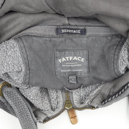 FatFace Men's Grey Full Zip Hoodie Size S Regular Fit