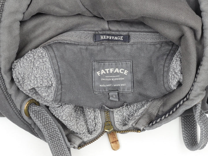 FatFace Men's Grey Full Zip Hoodie Size S Regular Fit