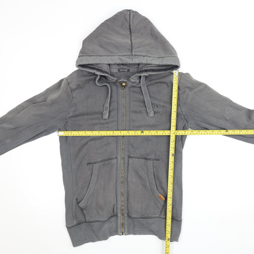 FatFace Men's Grey Full Zip Hoodie Size S Regular Fit