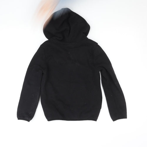 Closure London Boys Black Full Zip Hoodie 7-8 Years Fleece Lined