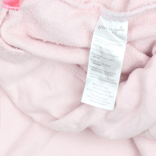 Pineapple Womens Pink Jogger Sweatpants S Regular Fit Cotton Blend