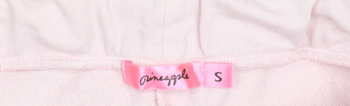 Pineapple Womens Pink Jogger Sweatpants S Regular Fit Cotton Blend