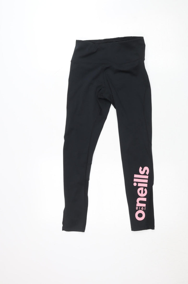O’Neills Women’s Black Leggings Size 10 Compression Stretch Activewear
