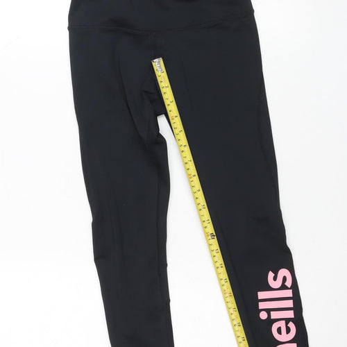 O’Neills Women’s Black Leggings Size 10 Compression Stretch Activewear