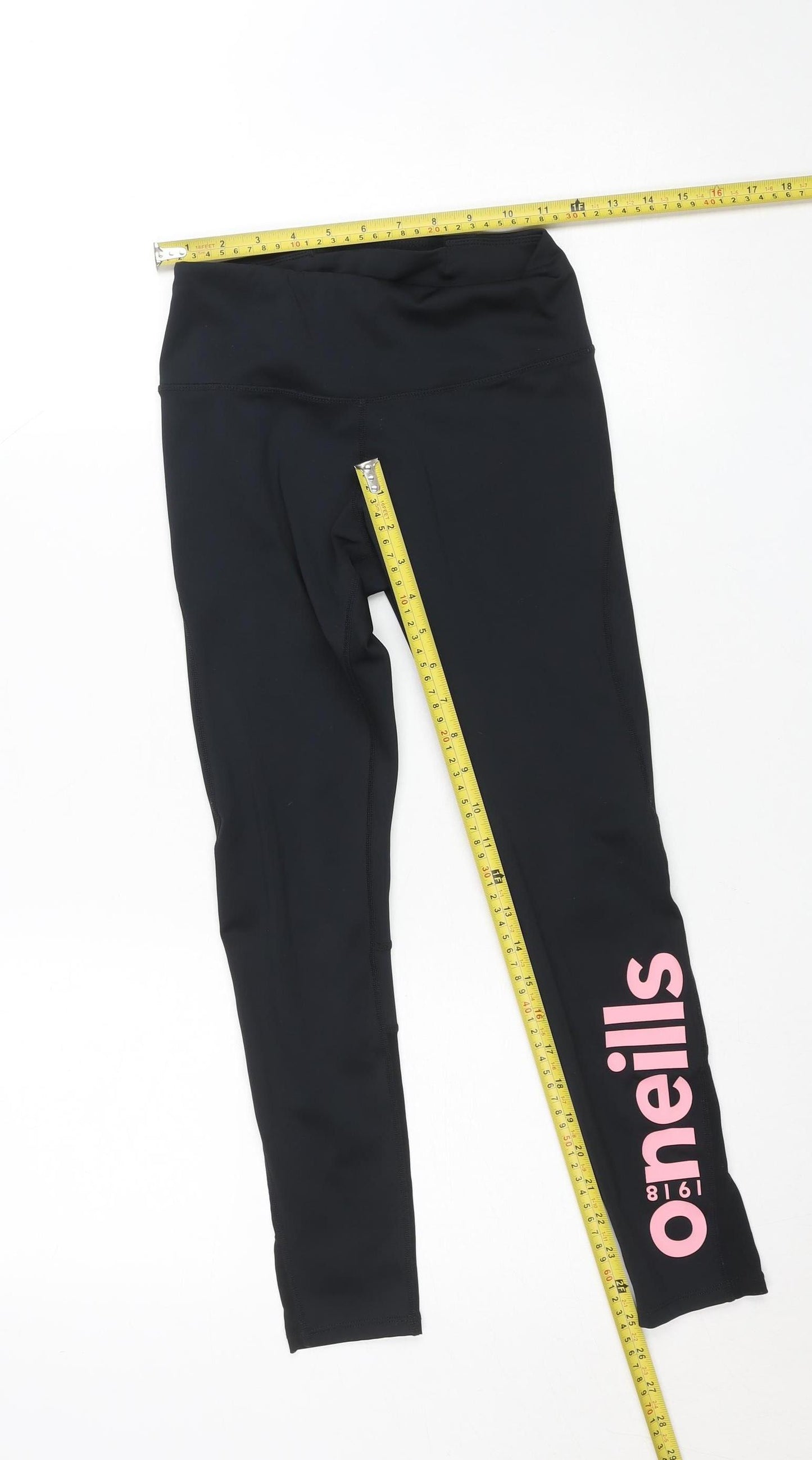 O’Neills Women’s Black Leggings Size 10 Compression Stretch Activewear