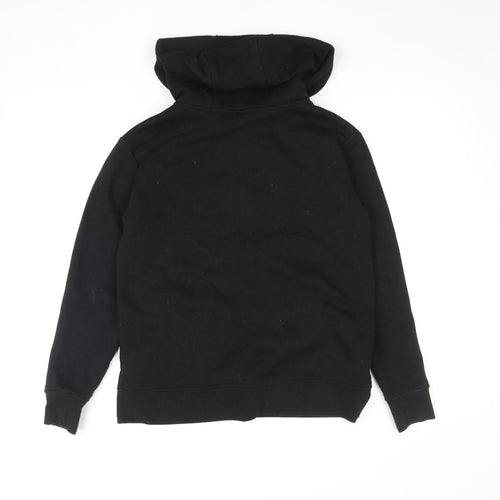 LA Gear Women Black Full Zip Hoodie Size 10 Cotton Blend